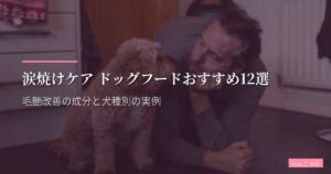 涙焼けケア ドッグフードおすすめ12選【2026年版】毛艶改善の成分と犬種別の実例