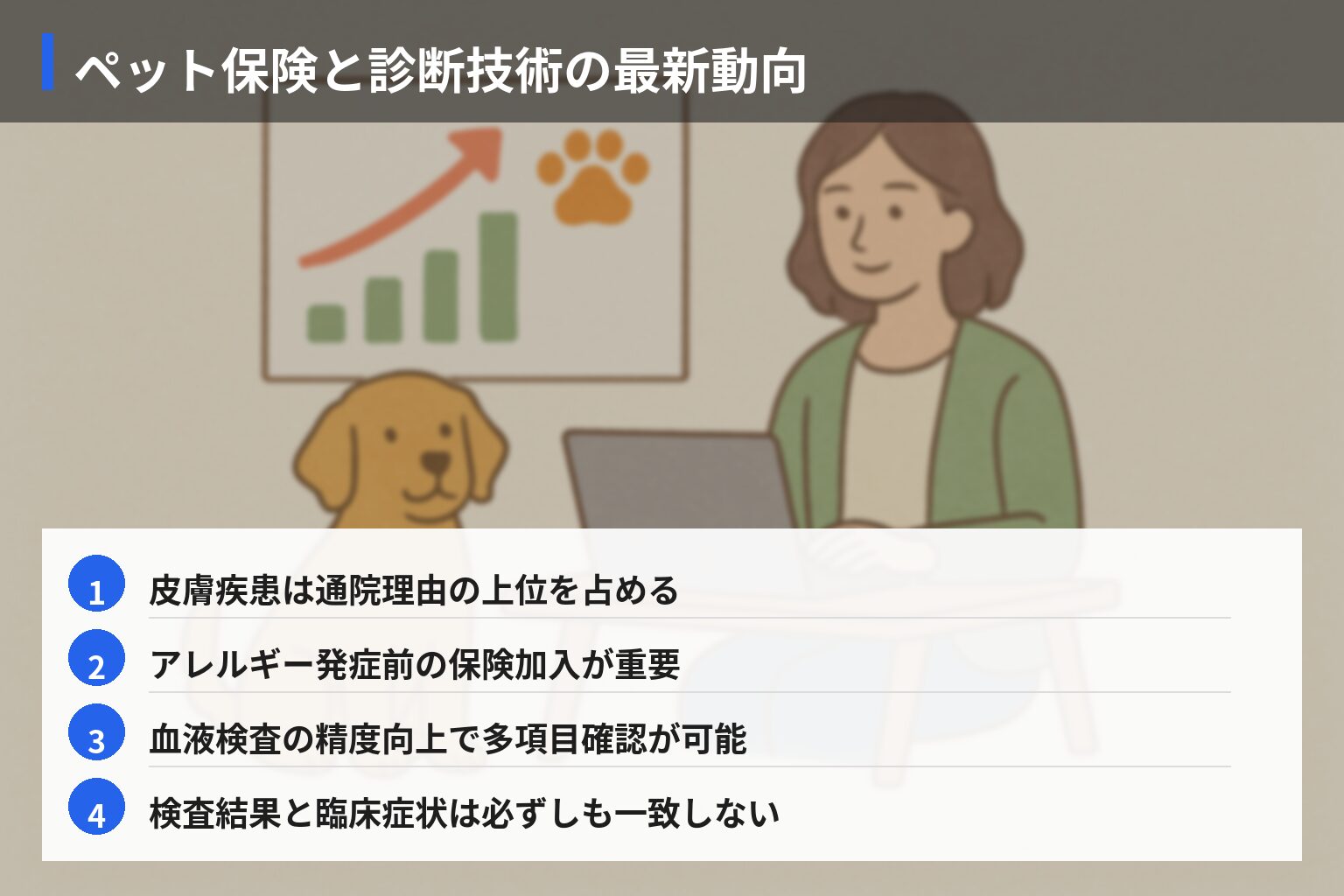 今後の展望とペット業界の動きの図解・説明イラスト